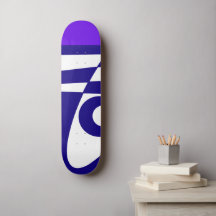 Abstrato Surfing - Indigo Purple Marinho Blue Whit