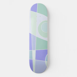 Skate Abstrato Surfing Pastel Purple Green