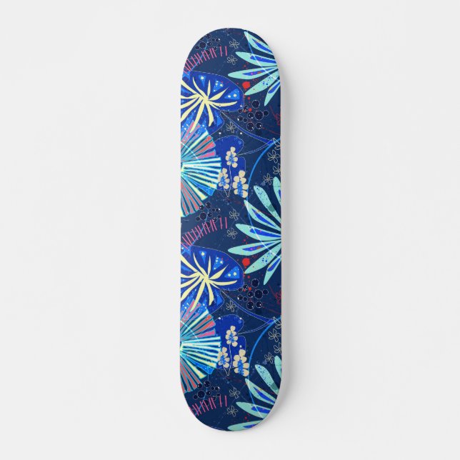 Skate Abstrato tropical (Frente)