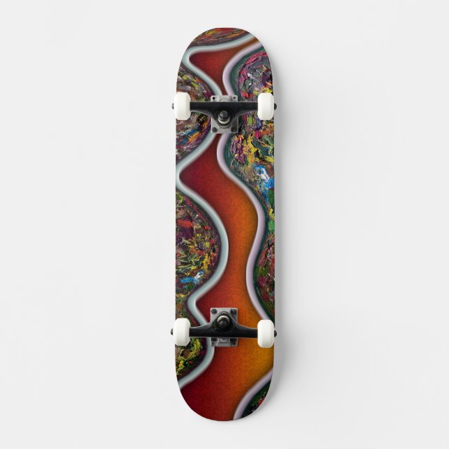 Skate Abstrato V19 (Frente)