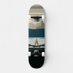 Skate Acampamento de Sobrevivência ao Ar Livre Fogueira 
