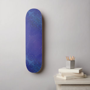 Skate Aceitação   Medalhões Blue Indigo Violet Boho