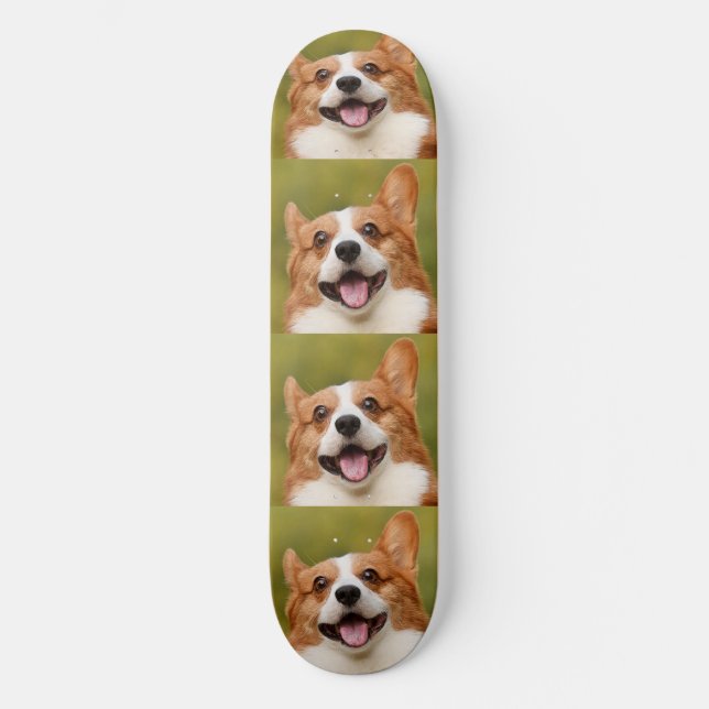 Skate Adicionar Foto de Cão Personalizada Personalizada (Frente)