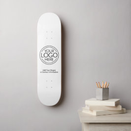 Skate Adicione seu logotipo corporativo moderno minimali