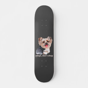 Skate ADOPT, NÃO COMPRE (Yorkshire Terrier) cachorro bo