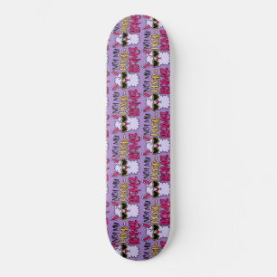 Skate Adoráveis Amor Não Meu Problema Roxo