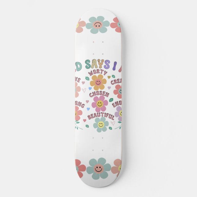 Skate Afirmações Brilhantes - Adicionar (Frente)