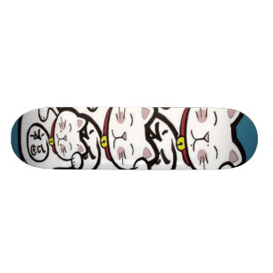 Skate afortunado-gatos