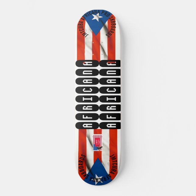 Skate AFRICANA JMT CUBA 8, 1/4 pol. (Frente)