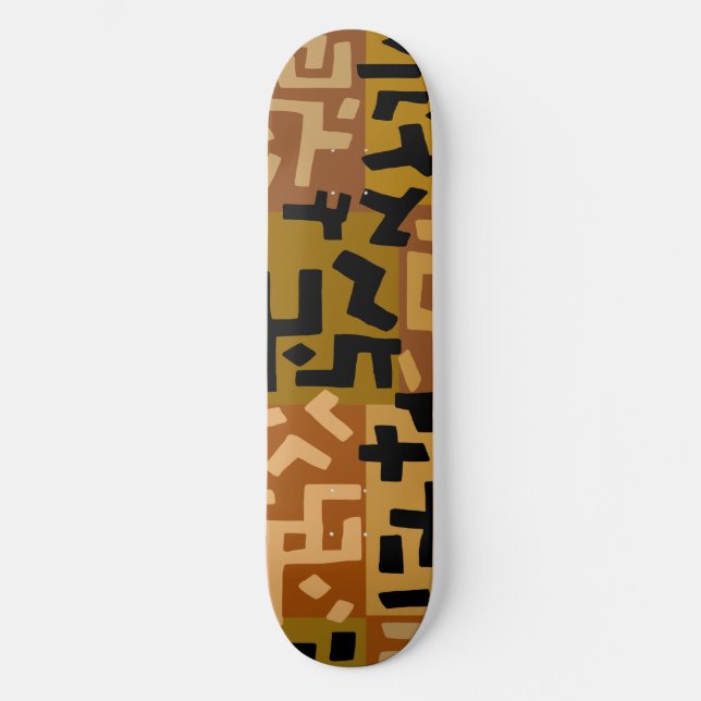 Skate Africano Tribal BaKuba (Frente)