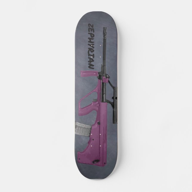 Skate Agosto roxo (Frente)