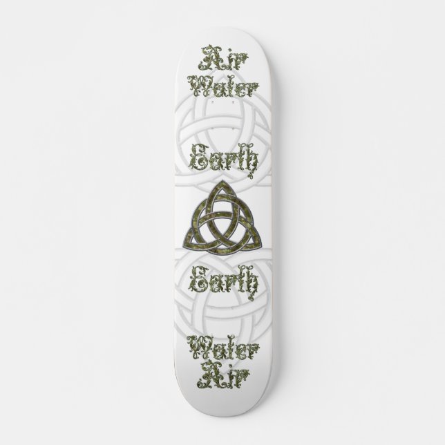 Skate Água natural da terra do ar de Triquetra (Frente)