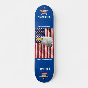 Skate Águia Bravo, A Bandeira Americana, Patriótica