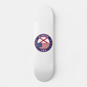 Skate Alabama, t-shirt do Alabama, adesivo do Alabama,