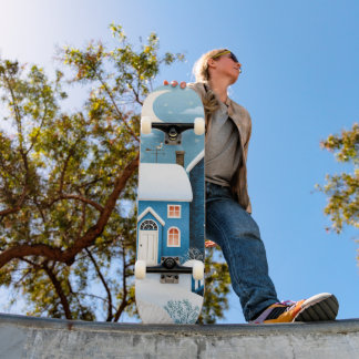 Skate Aldeia de Inverno da Lua Aconchegante Casa de Neve