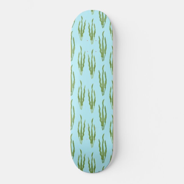 Skate Algas Marinhas Plantas Oceânicas Amantes da Nature (Frente)