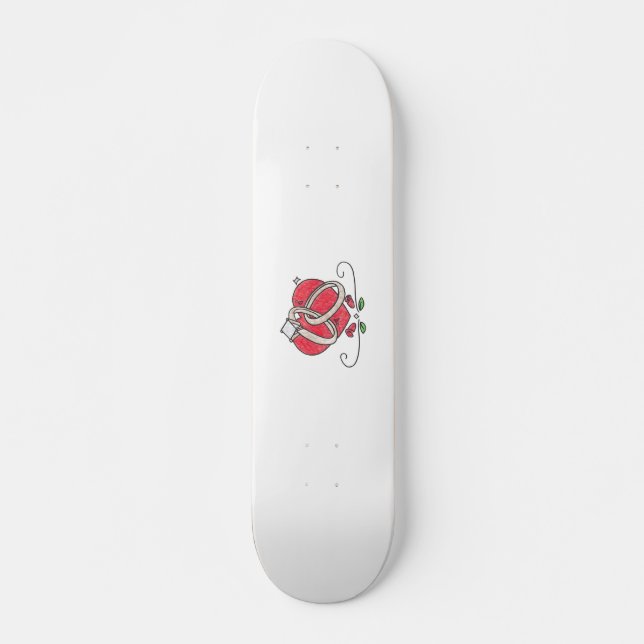 Skate Alianças de casamento/aneis de noivado (Frente)