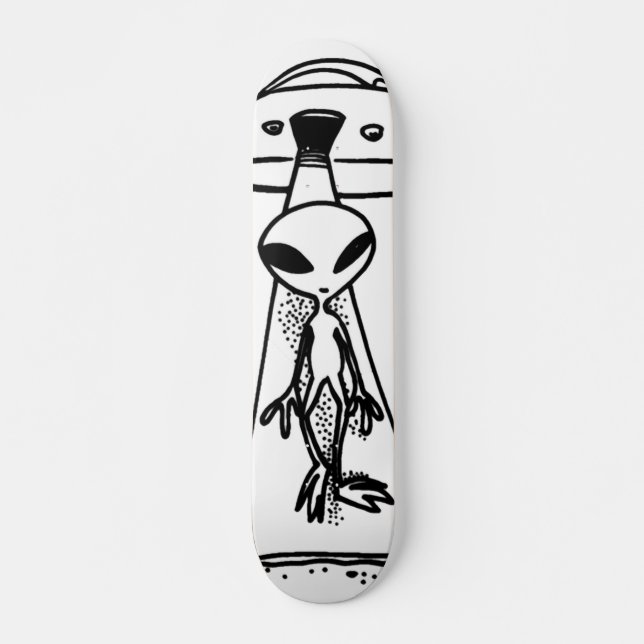 Skate Alienígena de rapto personalizado Pro longo Consel (Frente)