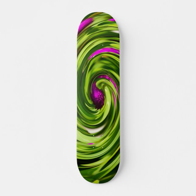 Skate Allium Abstrato (Frente)