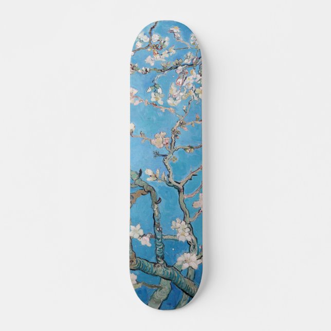 Skate Almond Blossoms Blue Vincent van Gogh Art Painting (Frente)