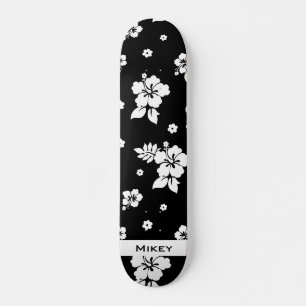 Skate Aloha Black Classic Hawaiian - Padrão Invisível