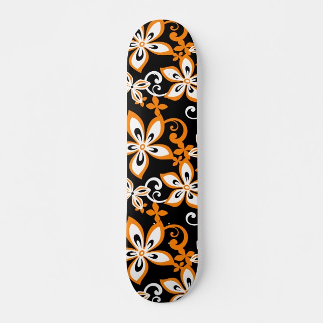 SKATE ALOHA HAWAII (PRETO/LARANJA) (Frente)
