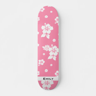 Skate Aloha Pink Clássico Havaiano - Padrão Invisível