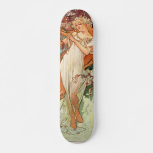 Skate Alphonse Mucha, As Estações (1896) Primavera