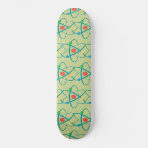Skate Amante da Ciência Prótons Retrô Átomos Nêutrons El