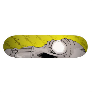 Skate Amarelo do conselho do crânio Z10
