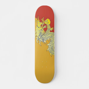 Skate amarelo do dragão