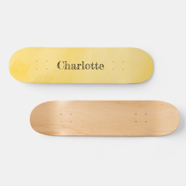 Skate Amarelo Rosa Sunshine (Horz)