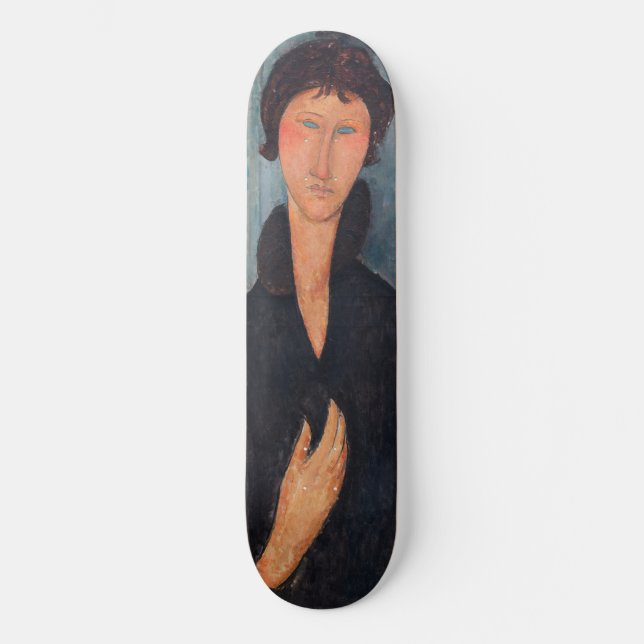 Skate Amedeo Modigliani - Mulher com Olhos Azuis (Frente)