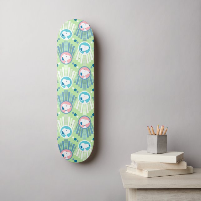Skate Amendoins | Padrão de Sonhos de Deco Verde da Casa (Arte de parede)