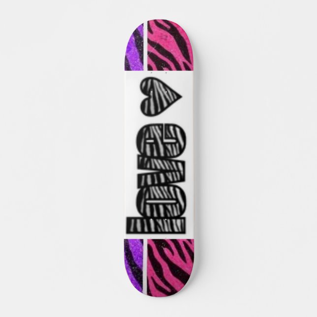 Skate Amor da zebra (Frente)