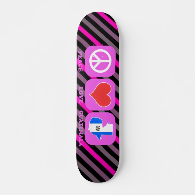 Skate Amor Guatemala da paz (Frente)