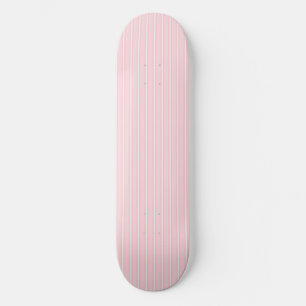 Skate Andar de Pé Rosa e Branco