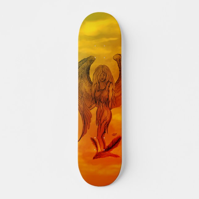 Skate Angel no estilo de tatuagem (Frente)