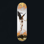 Skate Angel Skeleton Demon Wings Flames<br><div class="desc">Este design pode ser personalizado escolhendo a opção personalizar para adicionar texto ou fazer outras alterações. Se este produto tiver a opção de transferir o design para outro item, certifique-se de ajustar o design para o ajustado, se necessário. Entre em contato comigo em colorflowcreations@gmail.com se desejar usar este design em...</div>