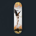 Skate Angel Skeleton Demon Wings Flames<br><div class="desc">Este design pode ser personalizado escolhendo a opção personalizar para adicionar texto ou fazer outras alterações. Se este produto tiver a opção de transferir o design para outro item, certifique-se de ajustar o design para o ajustado, se necessário. Entre em contato comigo em colorflowcreations@gmail.com se desejar usar este design em...</div>