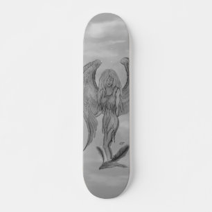Skate Anjo, Arte Lápis em Marmor Design