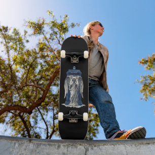 Skate Anjo Chorão com Caixa de Polícia Azul 1