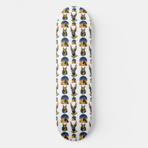 Skate Antiga Pirâmide do Egito, Anubis - Design