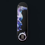 Skate *~* AP88 Blush de Boca do Dragão Metálico Elementa<br><div class="desc">(Pesquise no código AP88 para localizar itens semelhantes ) Transferência fácil para outros produtos Zazzle. Element DRAGON (DRAGÃO de elemento) com ANEL de FIRE / FLAMES / FLAME e MONOGRAMA INICIAL para seu nome - Mantenha ou edite ou exclua o texto. Este famoso skate tradicional chinês estilo personalizado pro Element...</div>