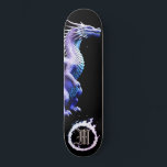 Skate *~* AP88 Blush de Boca do Dragão Metálico Elementa<br><div class="desc">(Pesquise no código AP88 para localizar itens semelhantes ) Transferência fácil para outros produtos Zazzle. Element DRAGON (DRAGÃO de elemento) com ANEL de FIRE / FLAMES / FLAME e MONOGRAMA INICIAL para seu nome - Mantenha ou edite ou exclua o texto. Este famoso skate tradicional chinês estilo personalizado pro Element...</div>