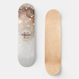 Skate Aquarela Marmoreada com Acentos de Largura
