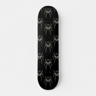Skate Aranha - Bat Black e Bone White