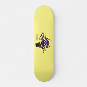 Skate Aranha-branca no desenho do chapéu