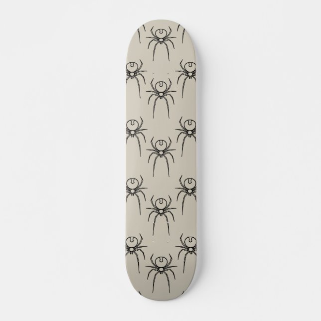 Skate Aranha - Branco Osso e Preto Bato (Frente)