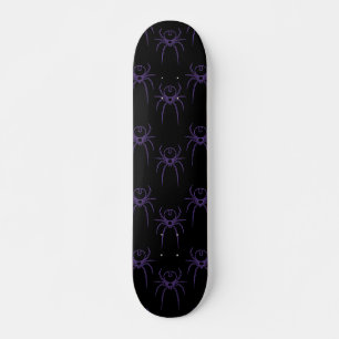 Skate Aranha em Roxo e Preto